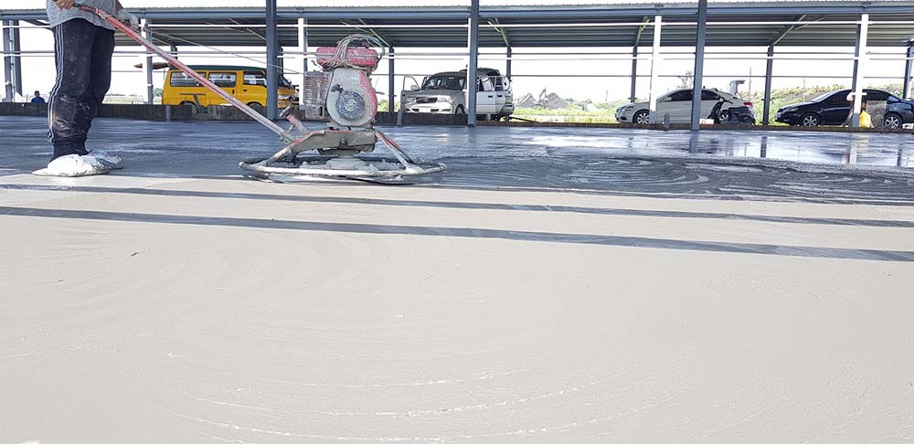 地坪整體機械粉光