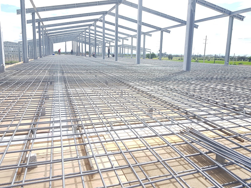 雞舍2樓地坪鋼筋綁紮