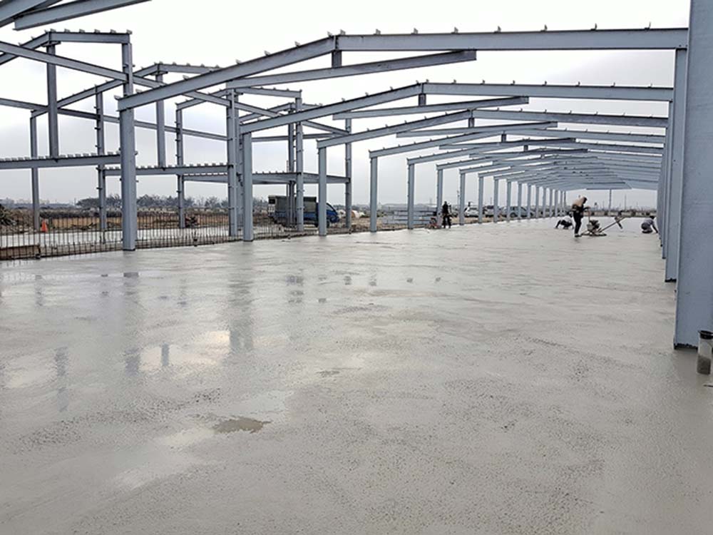 雞舍地坪整體機械粉光2