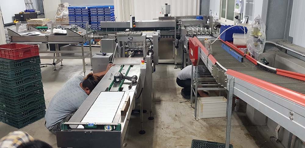 分級機與上盤機串聯組合