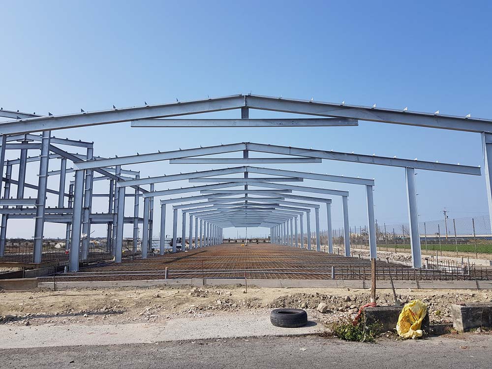 雞舍鋼結構(前視角)