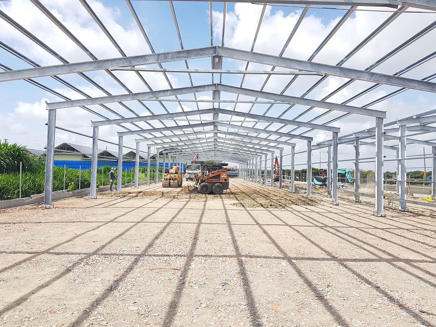 鋼結構完成(前視角)